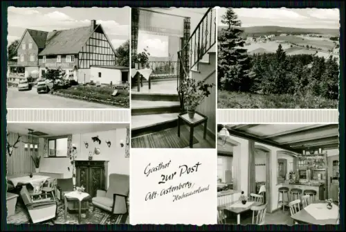 Foto AK - Alt Astenberg Gasthof zur Post Außen Innen - Hochsauerland Winterberg