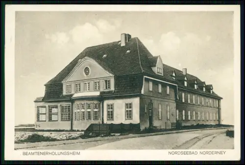 AK - Norderney Nordsee Insel - Beamten-Erholungsheim typischer Bäderarchitektur