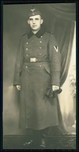 12x Foto - Soldaten Wehrmacht - Portrait Standportrait - diverse Ansichten