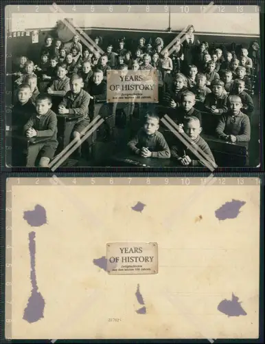 Foto AK Essen Steele Ruhr Schulklasse Jungs kurze Hose Mädchen mit Zöpfen 193