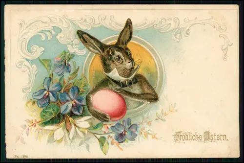 4x AK alte ab 1910 - Glückwunsch Ostern - Hasen Eier Kinder - und andere Motive