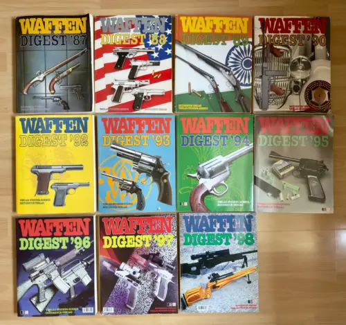 11 Bände Waffen Digest - 1987 bis 1998 Motorbuch Verlag Info siehe Beschreibung