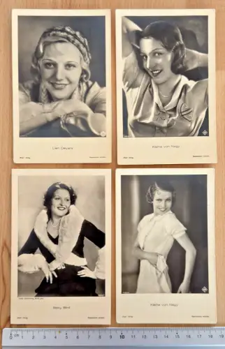 4x Porträt Film - Lien Deyers - 2 Karten mit Käthe von Nagy - Betty Bird