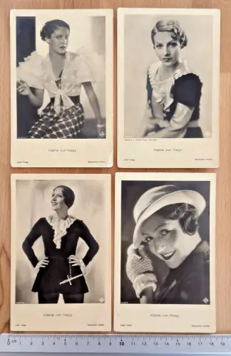 4x Porträt Film - Käthe von Nagy - Filmstar Ross Verlag - UFA Schauspielerin