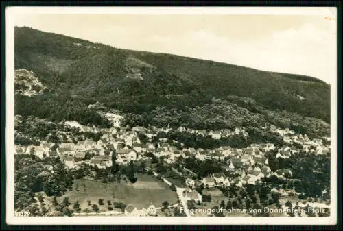 Foto AK - Dannenfels Donnersbergkreis - Flugzeugaufnahme vom Ort - 1936 gelaufen
