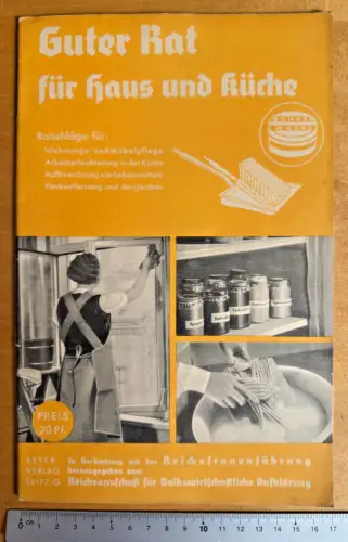 Guter Rat für Haus und Küche - Wohnungs u. Möbelpflege 1935 Beyer Verlag - 35 S.