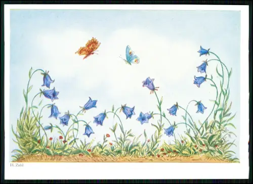 12x AK Primus Künstlerkarte - sign. H. Zahl - Kinder Blumen Schmetterlinge Zwerg