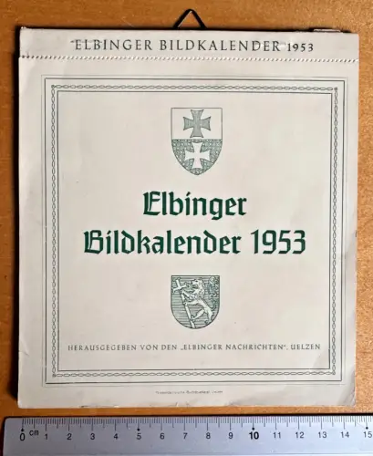 Elbing Elbląg Polen - Bildkalender von 1953 - Hrsg. Elbinger Nachrichten Uelzen