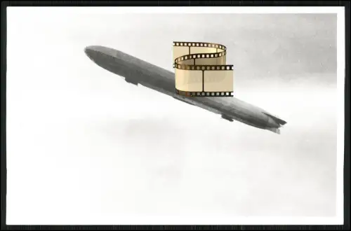 Foto AK - Zeppelin LZ-28 - Kennung L5 Luftschiff Marine -Gefecht Doggerbank 1915