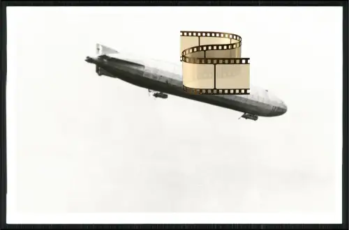 Foto AK - Zeppelin LZ-39 - Kennung L9 Luftschiff Marine Luftangriff England 1915