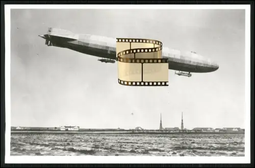 Foto AK - Zeppelin LZ-41 - Kennung L11 - Luftschiff Marine - Angriffsfahrt 1915