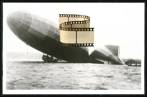 Foto AK Zeppelin LZ-61 - L21 Luftschiff Marine - Bruch in Stavanger Norwegen