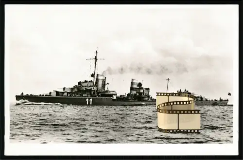 Orig. Foto - Archiv Drüppel - Zerstörer Z4 - Richard Beitzen - Kriegsmarine