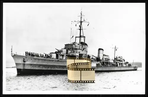 Orig. Foto - Archiv Drüppel - Zerstörer Z5 - Paul Jacobi - Kriegsmarine auf See
