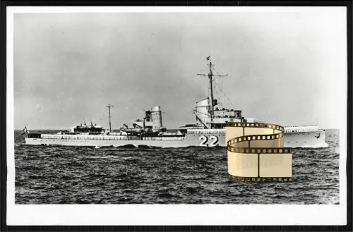 Orig. Foto - Archiv Drüppel - Zerstörer Z6 - Theodor Riedel - Kriegsmarine