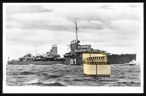 Orig. Foto - Archiv Drüppel - Zerstörer Z 10 - Hans Lody - Kriegsmarine auf See