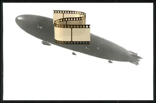 Foto AK Zeppelin LZ-96 - L 49 Marine Luftschiff - Bourbonne les Bains Frankreich