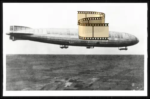 Foto AK Zeppelin LZ-120 - L 90 Marine Luftschiff - Ostfront bei Petersburg 1917