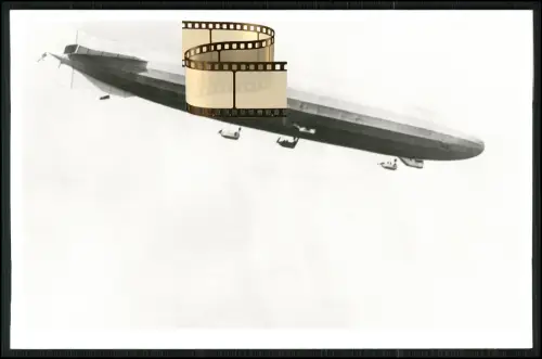 Foto AK Zeppelin Luftschiff SL 2 Schütte-Lanz 2 - über Luckenwalde Jänickendorf