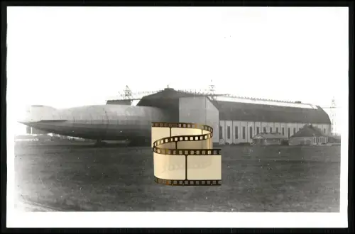 Foto AK- Seerappen Ljublino Korniten Zeppelin Halle Ostpreußen Marine Basis 1917