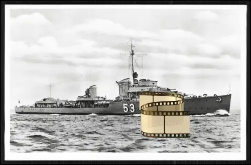 Orig. Foto - Archiv Drüppel - Zerstörer Z 18 - Hans Lüdemann - Kriegsmarine