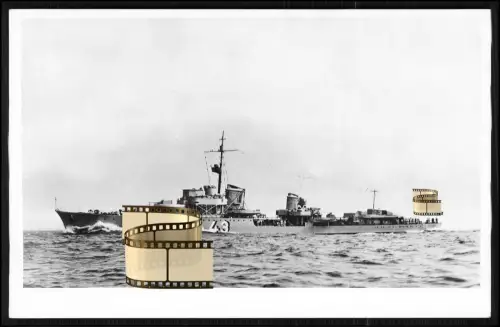 Orig. Foto - Archiv Drüppel - Zerstörer Z 21 - Wilhelm Heidkamp - Kriegsmarine