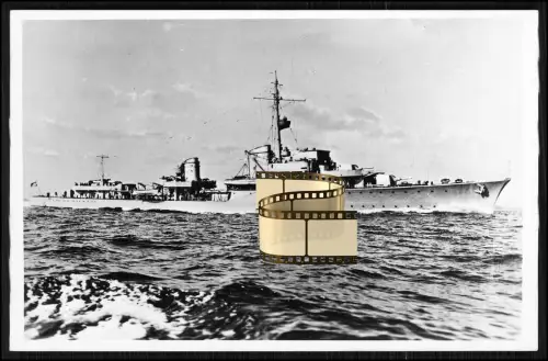 Orig. Foto - Archiv Drüppel - Zerstörer Z 22 - Anton Schmitt - Kriegsmarine