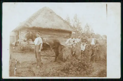 9x Foto AK - 1. WK - deutsche Soldaten - an der Front 1914-18 - Feldpost Karten
