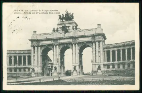 8x AK - 1.WK - Bruxelles Brüssel in Belgien Flandern - Feldpost 1914-18 gelaufen