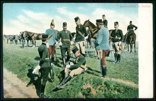 11x AK 1.WK - Soldaten mit Einsatz und andere Motive - Feldpost 1914-18 gelaufen