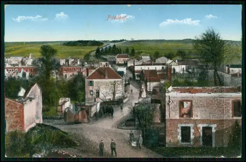 8x AK - 1. WK - Soldaten Städte an der Westfront - Feldpost Karten 1914-18 gel.