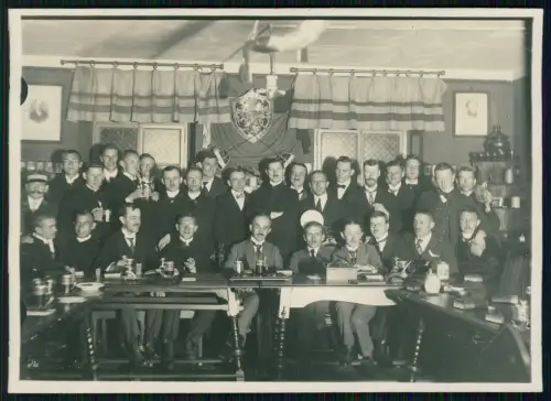 Foto 18x13cm  - Studentika Marburg an der Lahn Marburger Burschenschaft Wappen