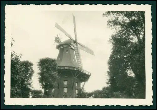 Foto - alte Vareler Windmühle - Grode Möhl in Varel - im Landkreis Friesland
