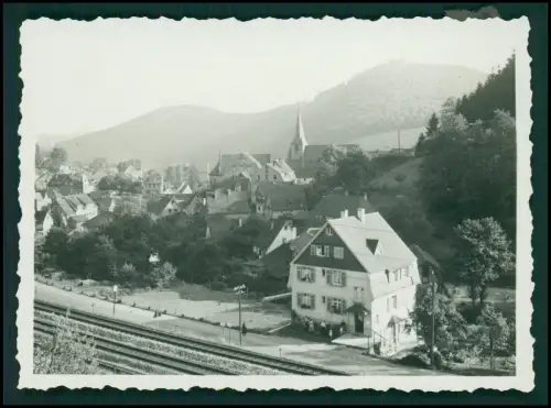 13x Foto - Neckarsteinach Vierburgenstadt Odenwald Bahn Kirche Burg Hessen -1937