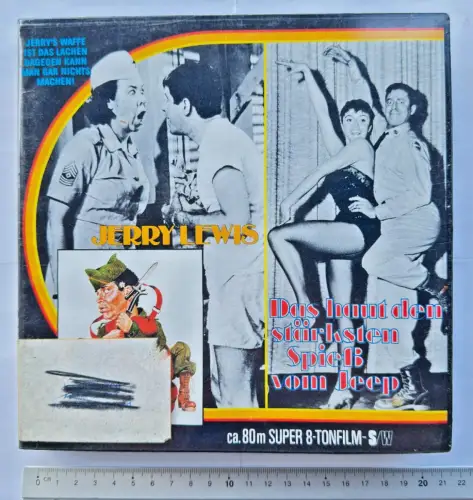 Jerry Lewis - Das haut den stärksten Spieß vom Jeep - Super 8 - Tonfilm 80m SW