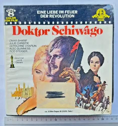 Doktor Schiwago - Super 8 Tonfilm Color - MGM Klassiker - ca.120m 24B Sek
