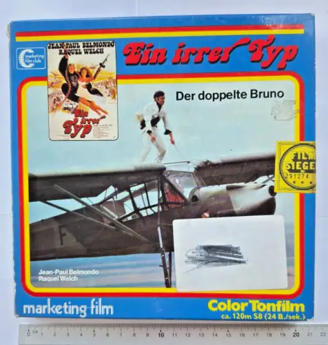 Ein irrer Typ - Der doppelte Bruno - P. Belmondo Raquel Welch - Super 8 Tonfilm