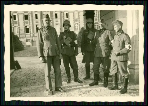 12x Foto - Soldaten Wehrmacht im Einsatz - Rückseite Handschrift mit Information