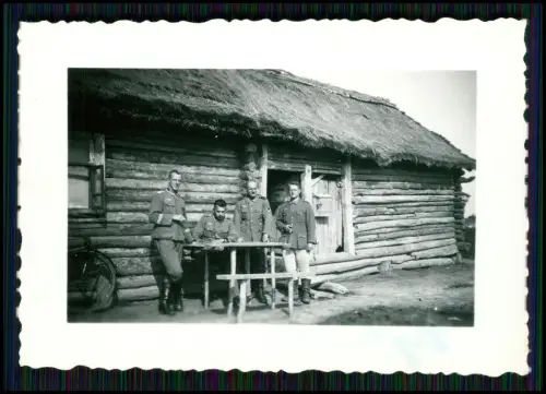 12x Foto - Soldaten Wehrmacht im Einsatz - Rückseite Handschrift mit Information