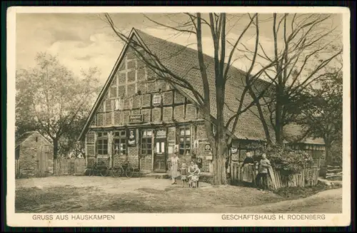 AK - Hauskämpen Warmsen Uchte - Geschäftshaus Rodenberg Laden Dorf Szene - 1920
