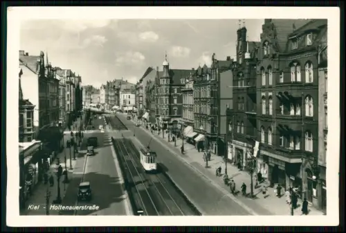 4x AK - Kiel - Schleswig Holstein - Holtenauer Straße Straßenbahn - u. a. Motive