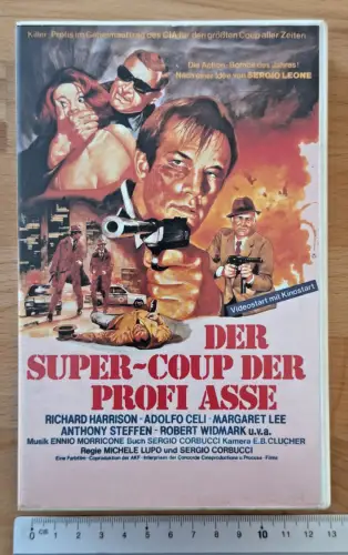 Der Super Coup der Profi Asse - VHS - Thriller Action Klassiker - Corbucci Leone