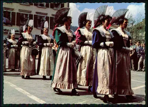 AK - Appenzell Alpstein Schweiz - Trachtengruppe Trachtenumzugs Frauen Kleidung