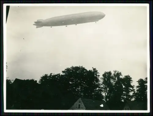 Foto - Graf Zeppelin LZ127 - Überflug 08.1930 Luftschiff - Detmold Bielefeld OWL