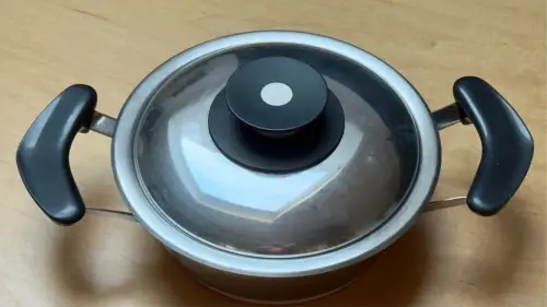 AMC - Kochtopf rund System 735 - Innen ca. 15 cm Höhe ca. 6,5 cm ohne Deckel