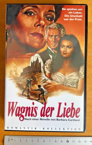 VHS - Wagnis der Liebe - Schloss Mandrake Drama Verfilmung Barbara Cartland 1987