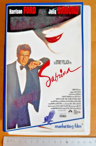 Sabrina - USA New York romantische Komödie VHS 1995 Marketing Film Top Besetzung