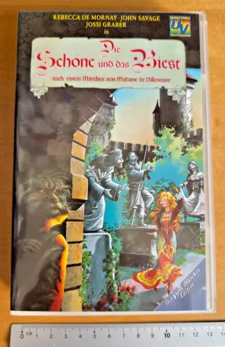 Die Schöne und das Biest - VHS 1987  Märchenverfilmung von Madame de Villeneuve
