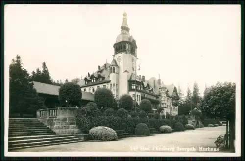 2x Echt Foto AK - Bad Flinsberg - Świeradów Zdrój - Isergebirge Schlesien Polen