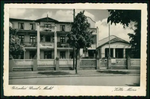 AK - Graal Müritz - Villa Maria, Pension, Bäderarchitektur Straßenansicht 1933